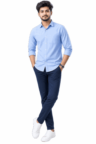 Portrait photo with the background removed